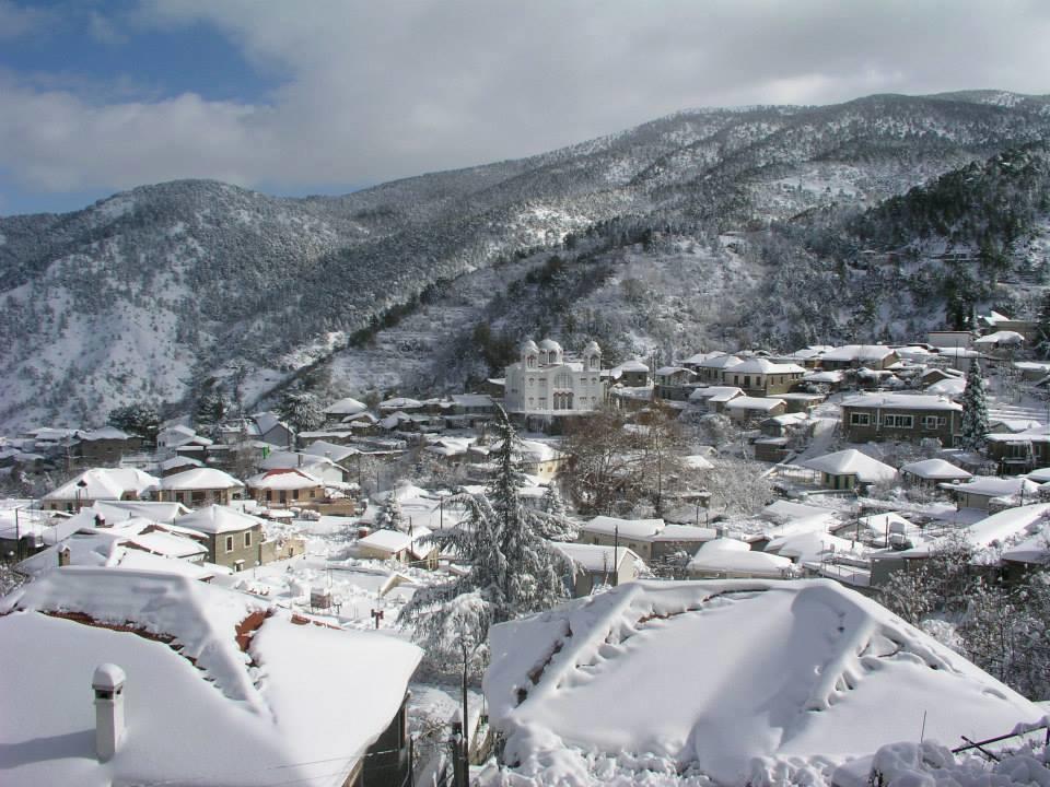Capuralli Hotel Pedhoulas Exteriör bild